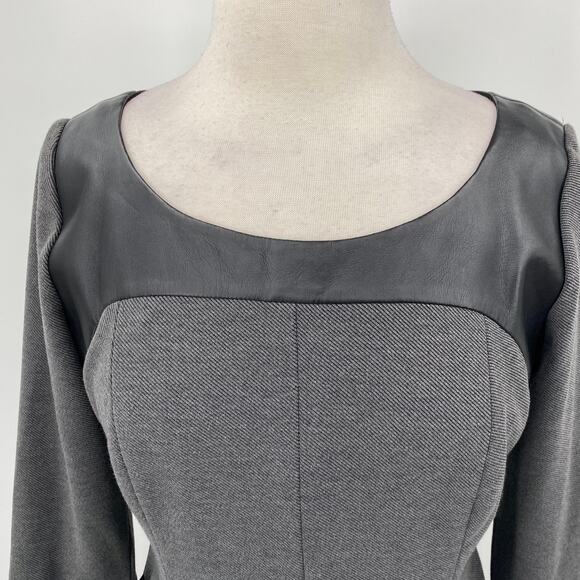 Kay Unger Black and Gray Midi Dress - Picture 4 of 10